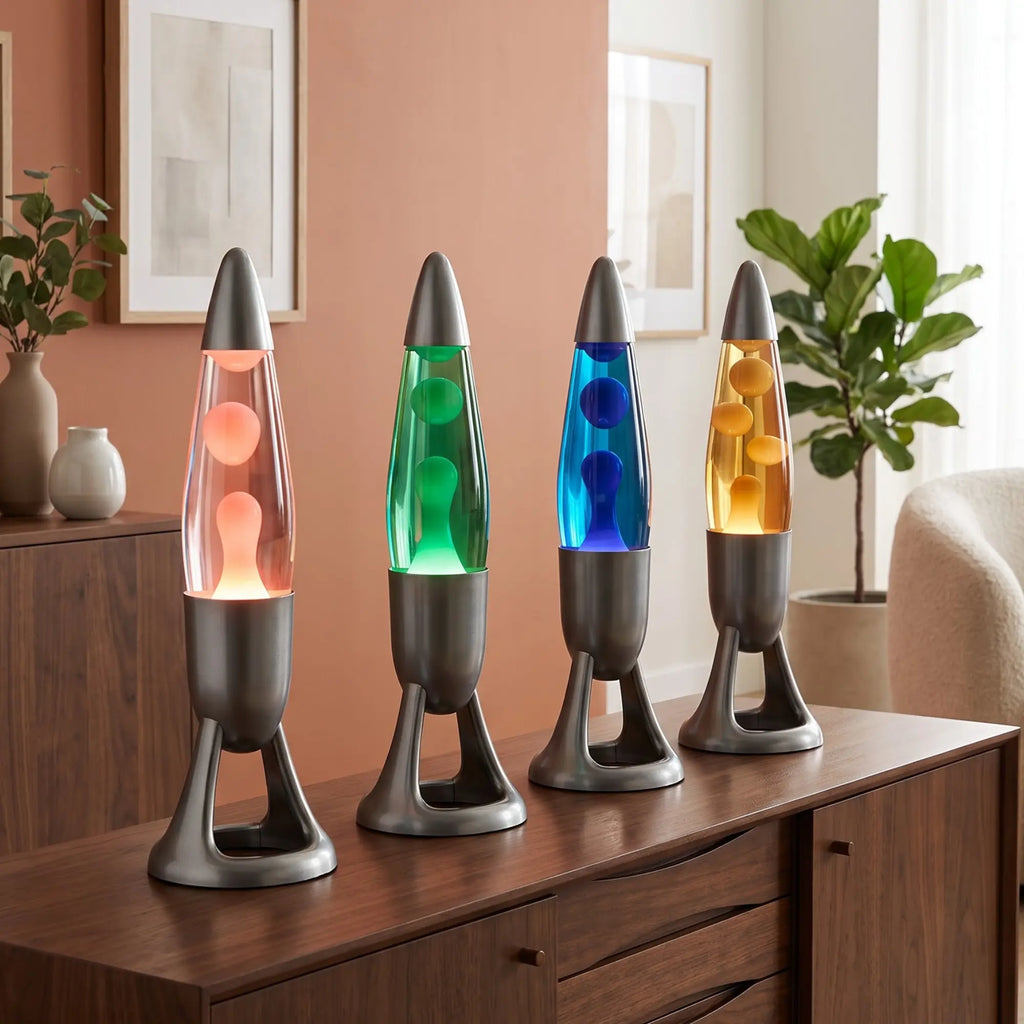 Lava Lamp RGB Color-Changing Remote-Controlled Wax Lamp Dynamic Lava Lamp