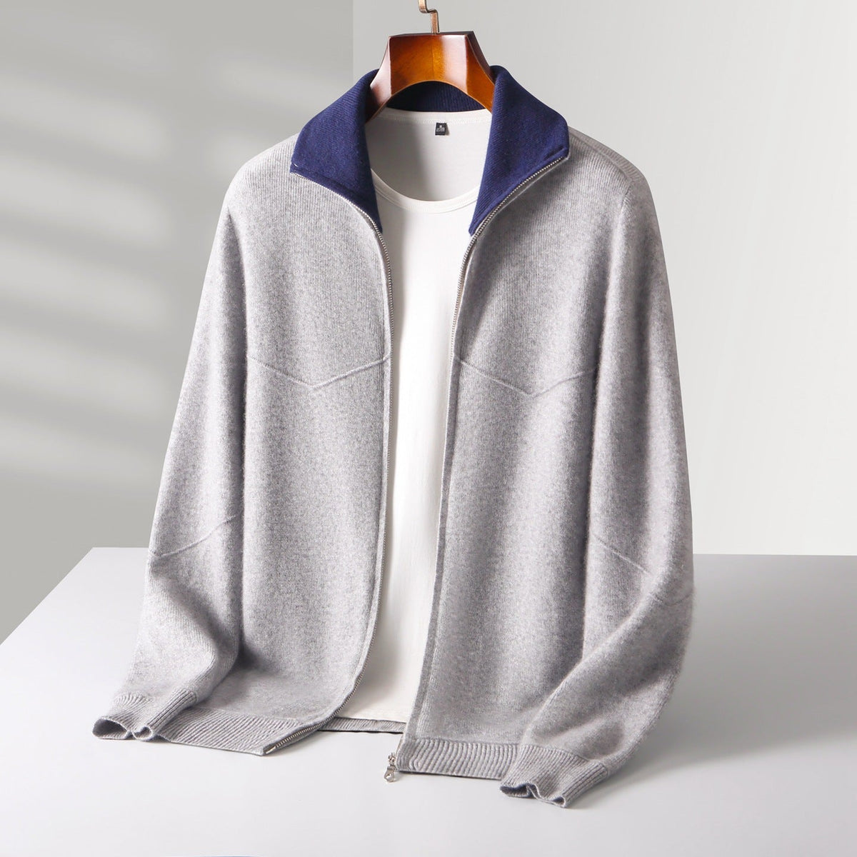 Verano Cashmere Zip Cardigan