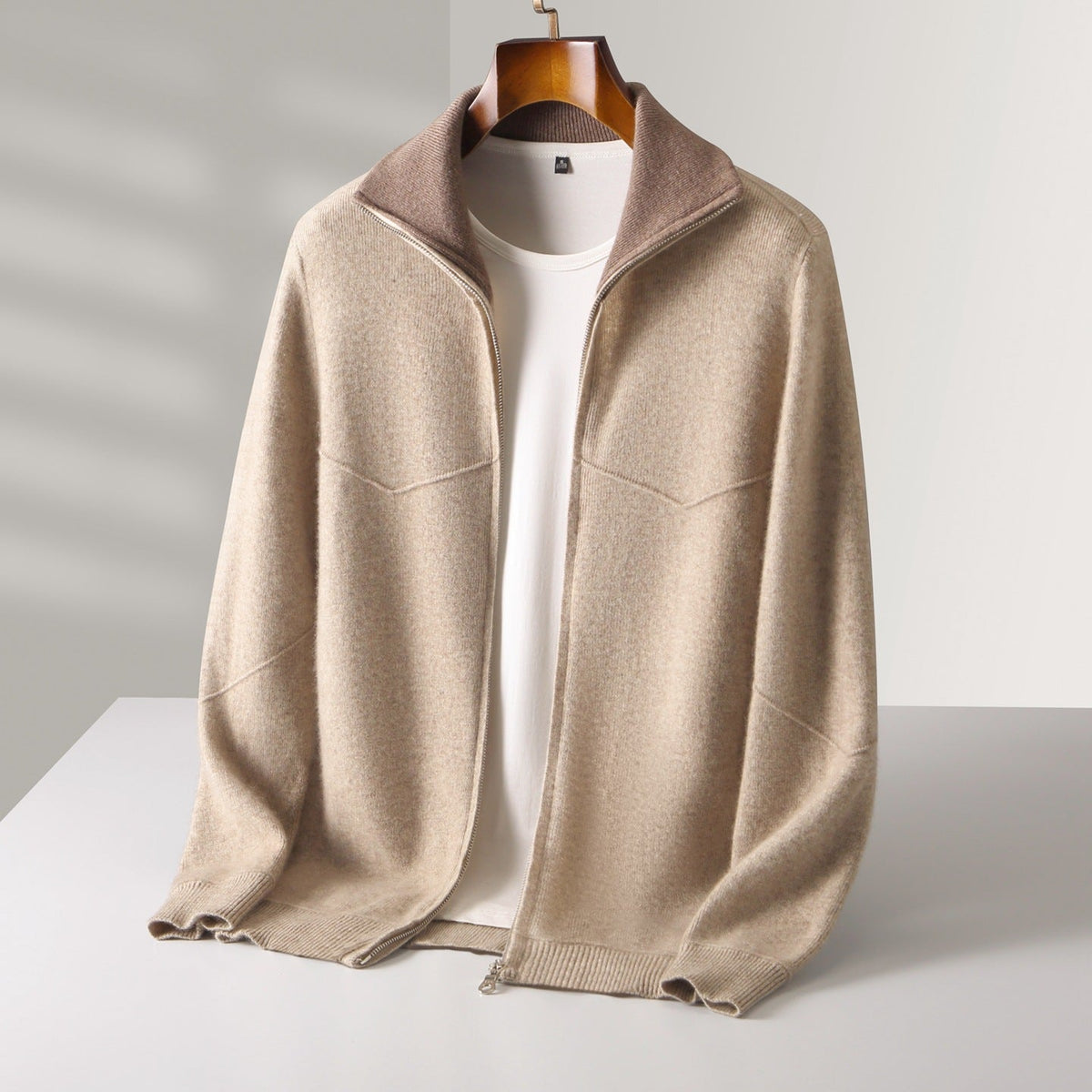 Verano Cashmere Zip Cardigan