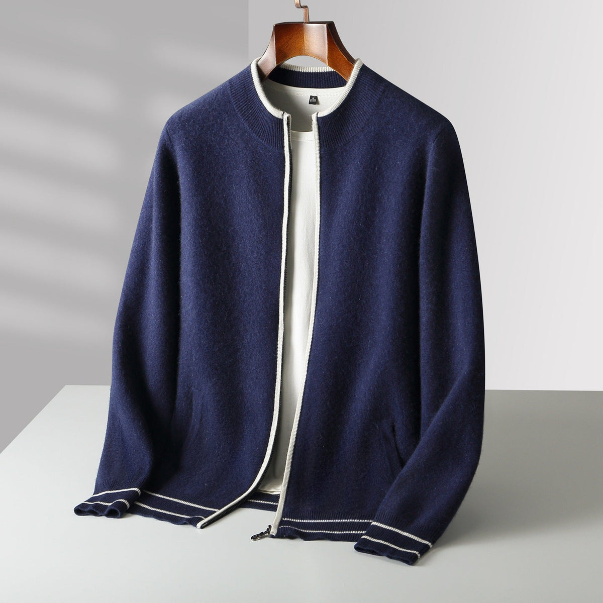 Serano Cashmere Zip Cardigan