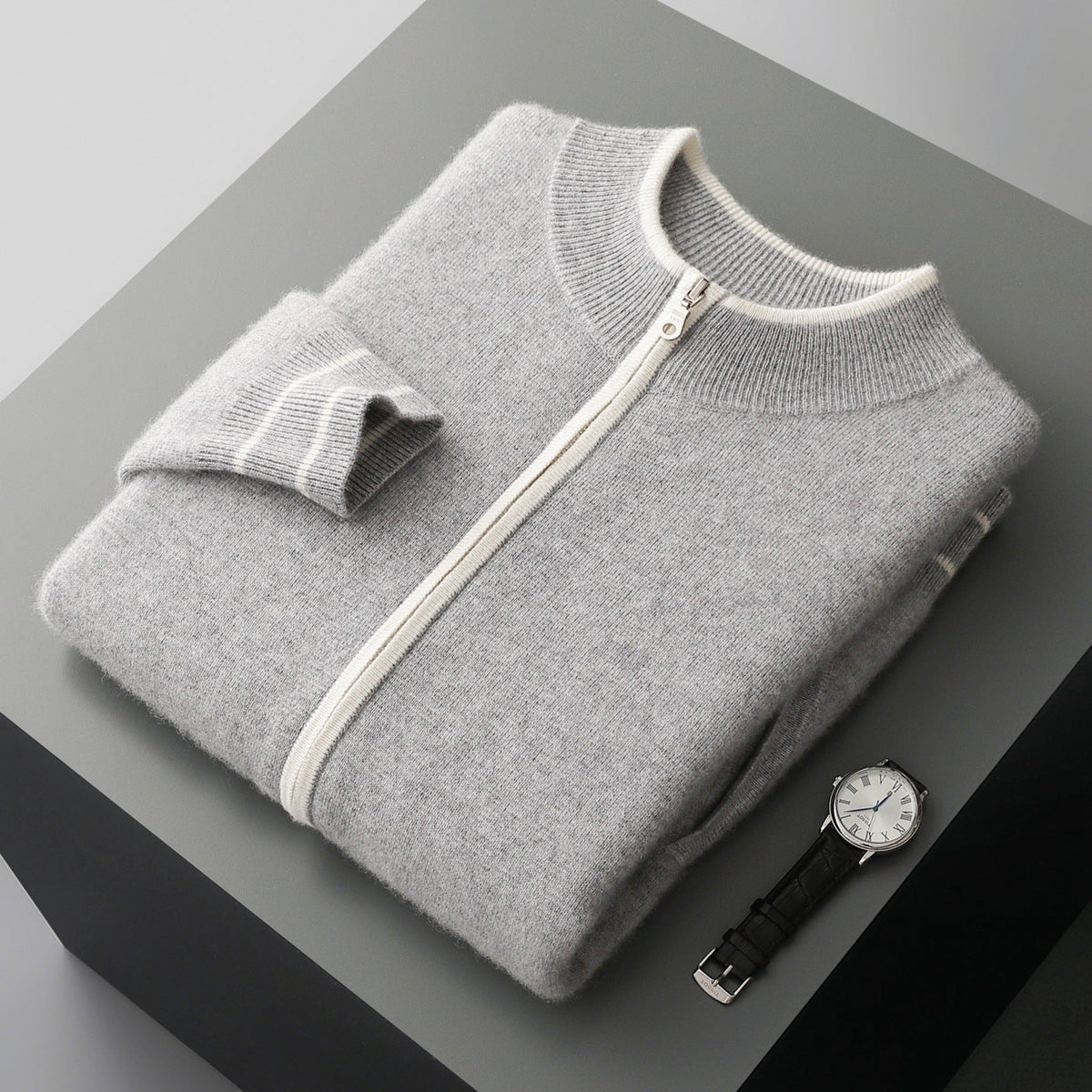 Serano Cashmere Zip Cardigan