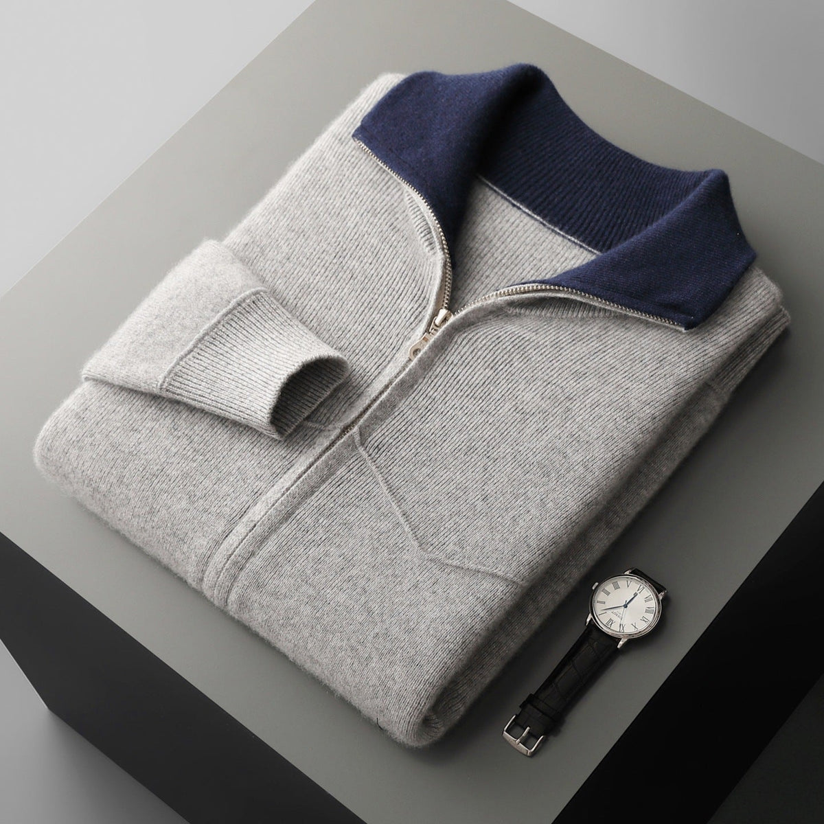 Verano Cashmere Zip Cardigan