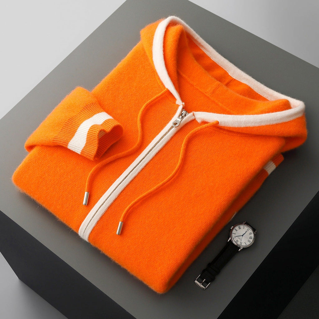 Varese Cashmere Zip Hoodie