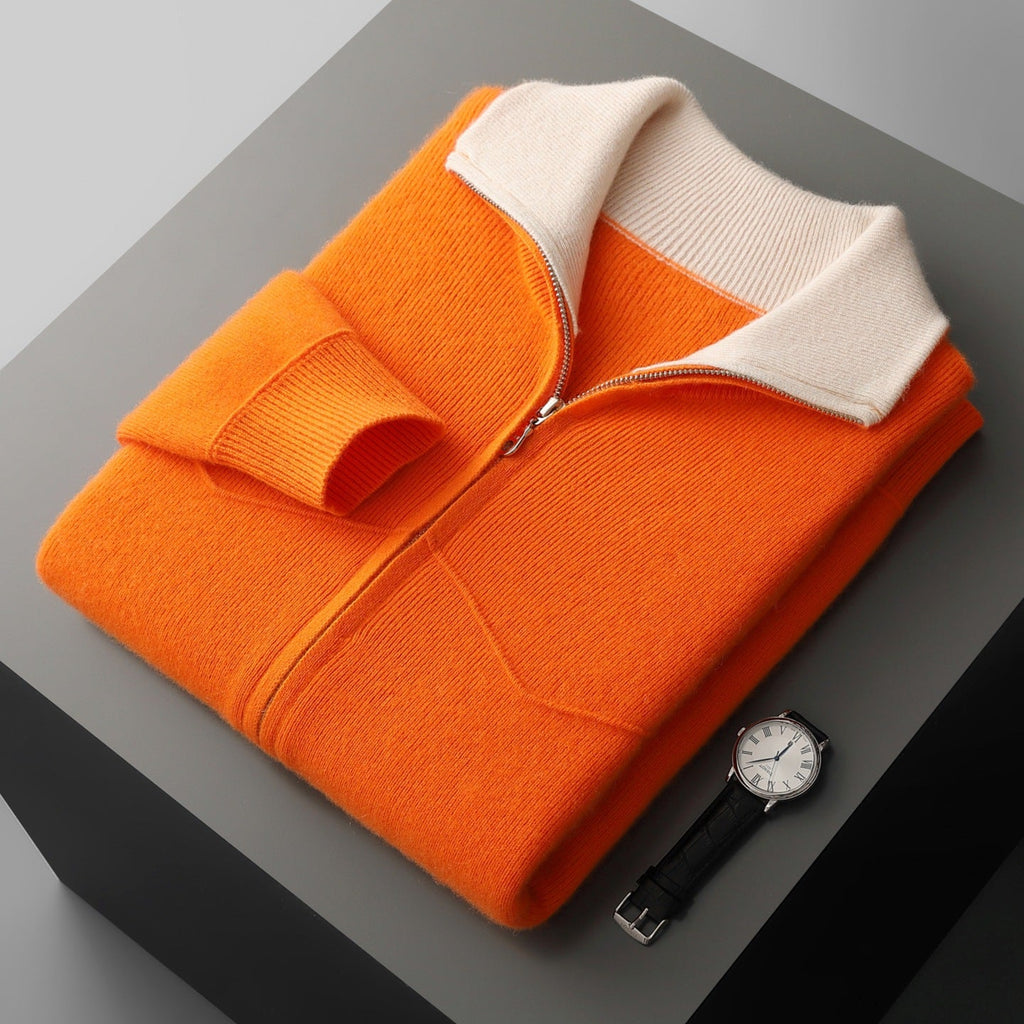 Verano Cashmere Zip Cardigan