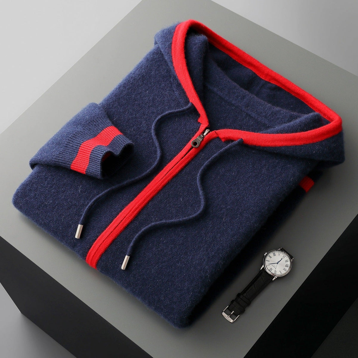 Varese Cashmere Zip Hoodie