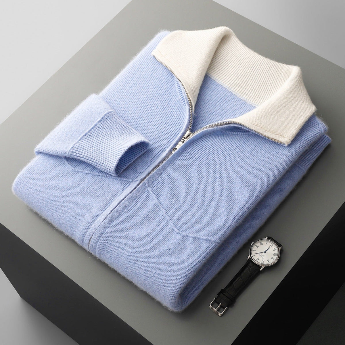 Verano Cashmere Zip Cardigan