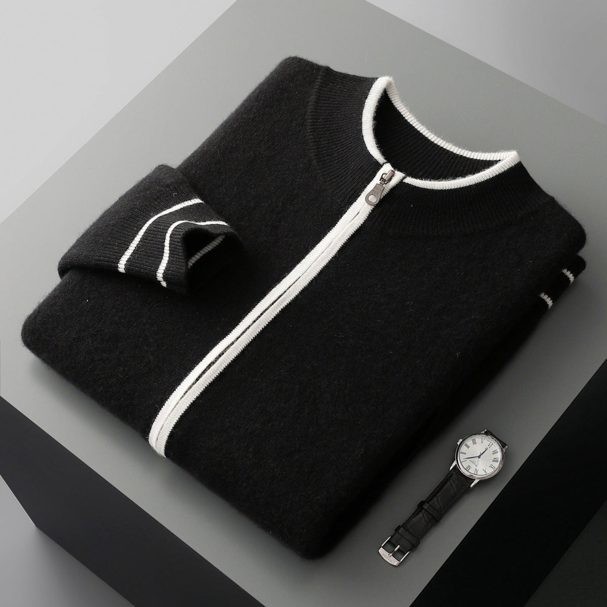 Serano Cashmere Zip Cardigan