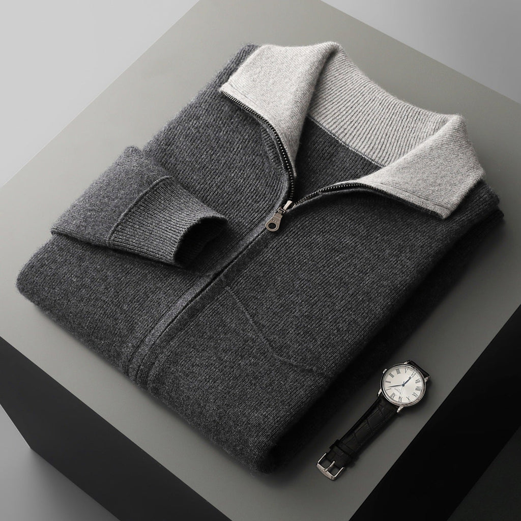 Verano Cashmere Zip Cardigan