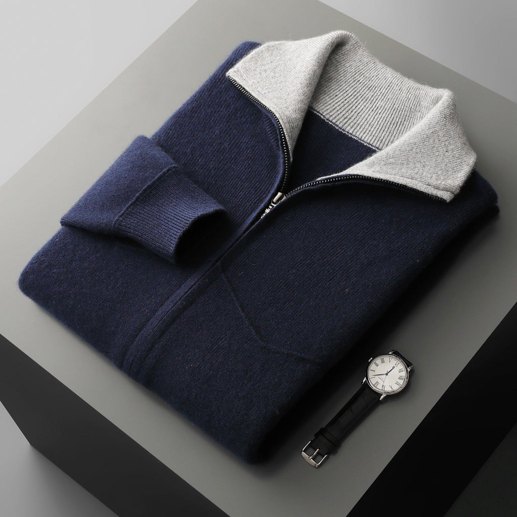 Verano Cashmere Zip Cardigan