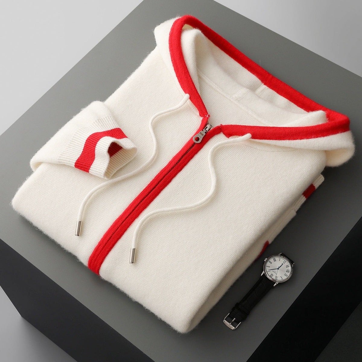 Varese Cashmere Zip Hoodie