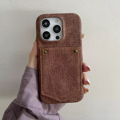 Denim Pocket iPhone Case