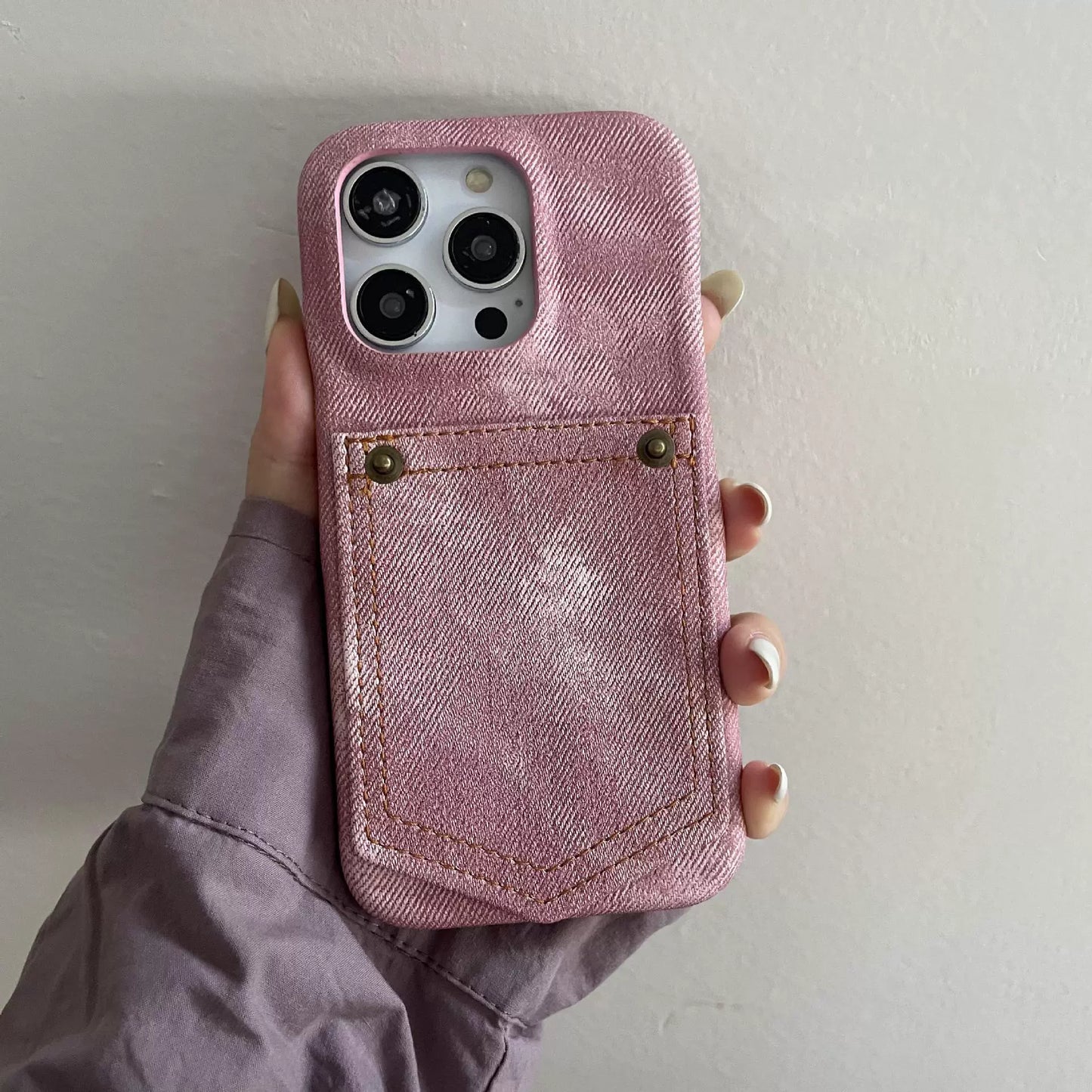 Denim Pocket iPhone Case