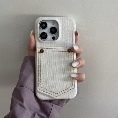 Denim Pocket iPhone Case