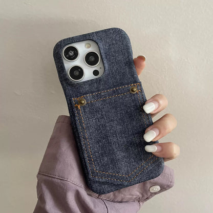 Denim Pocket iPhone Case