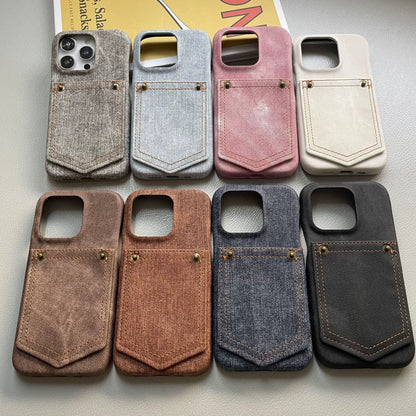 Denim Pocket iPhone Case