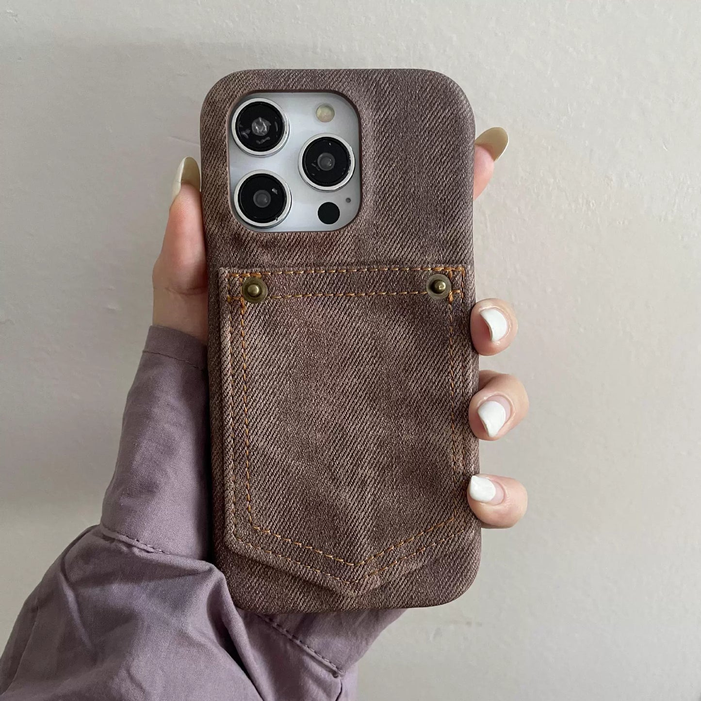 Denim Pocket iPhone Case