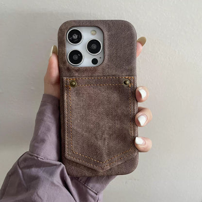 Denim Pocket iPhone Case