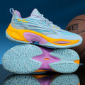 Men's Colorblock Low-Top Basketball Shoes