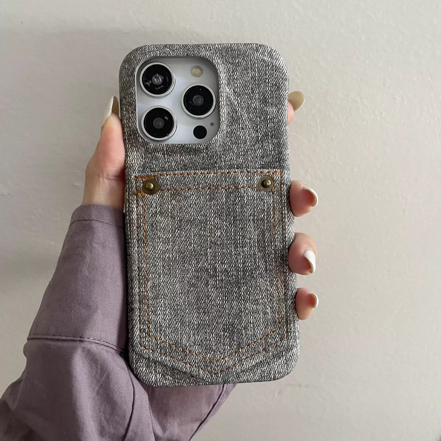 Denim Pocket iPhone Case