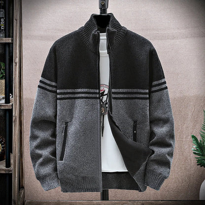 Modern Zipper Cardigan Jacket