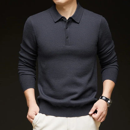 Casual Polo Sweater