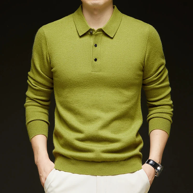 Casual Polo Sweater