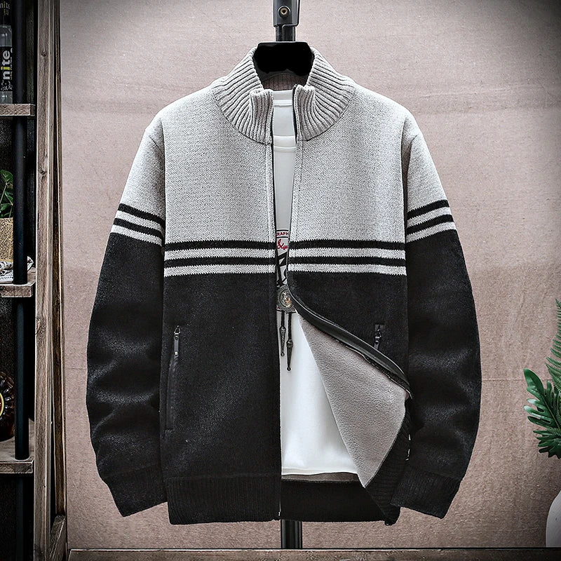 Modern Zipper Cardigan Jacket