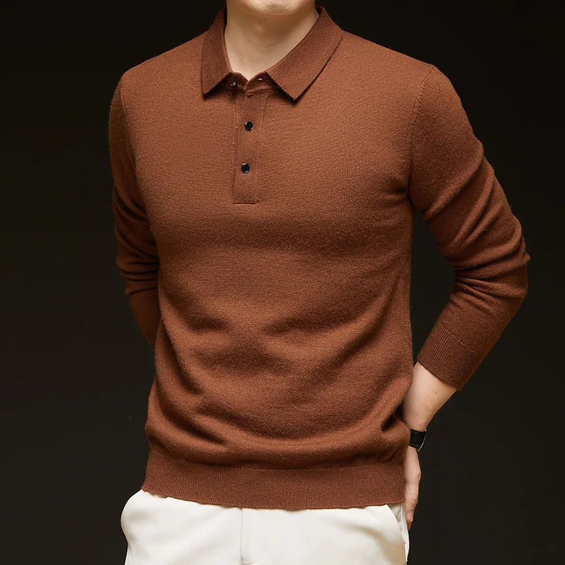 Casual Polo Sweater