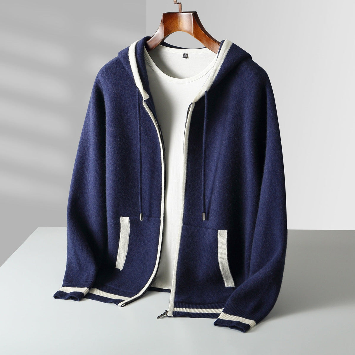 Varese Cashmere Zip Hoodie