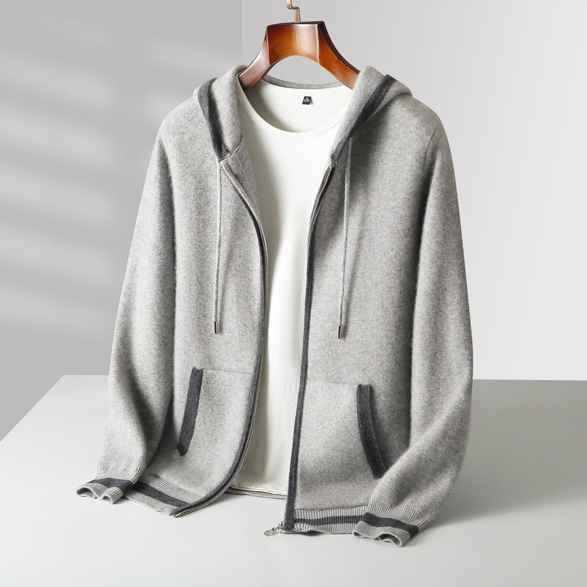 Varese Cashmere Zip Hoodie