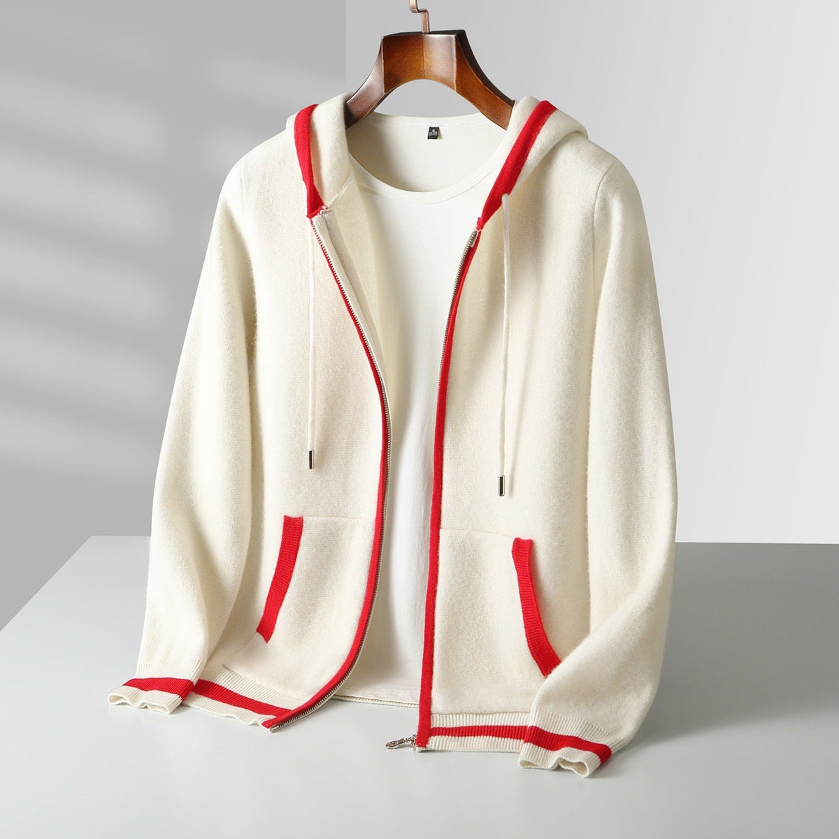 Varese Cashmere Zip Hoodie