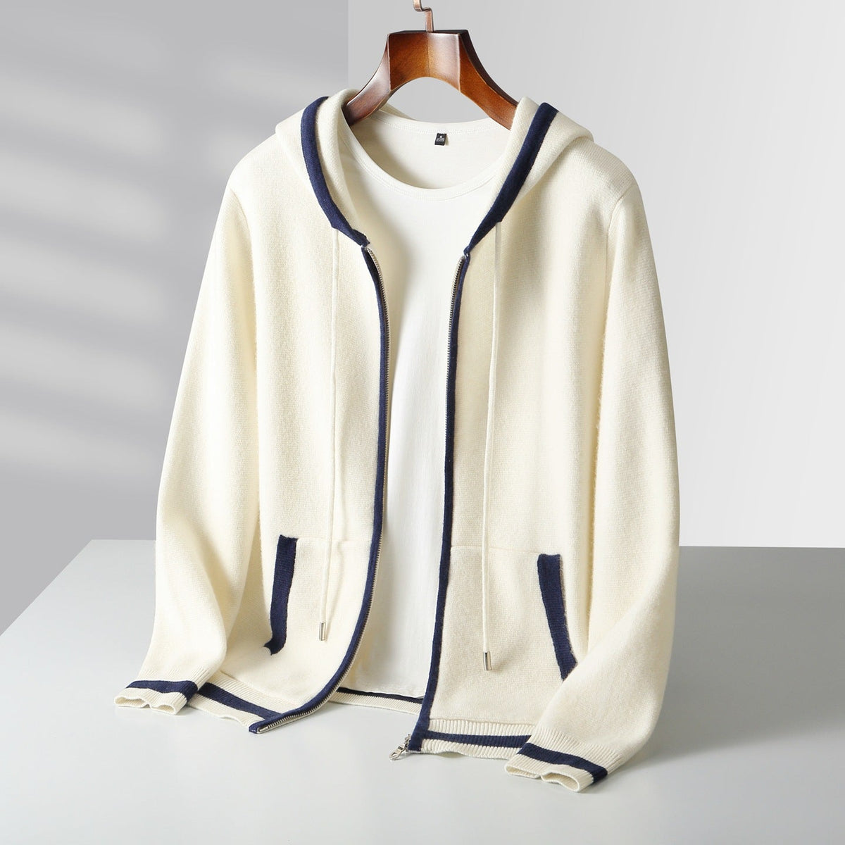 Varese Cashmere Zip Hoodie