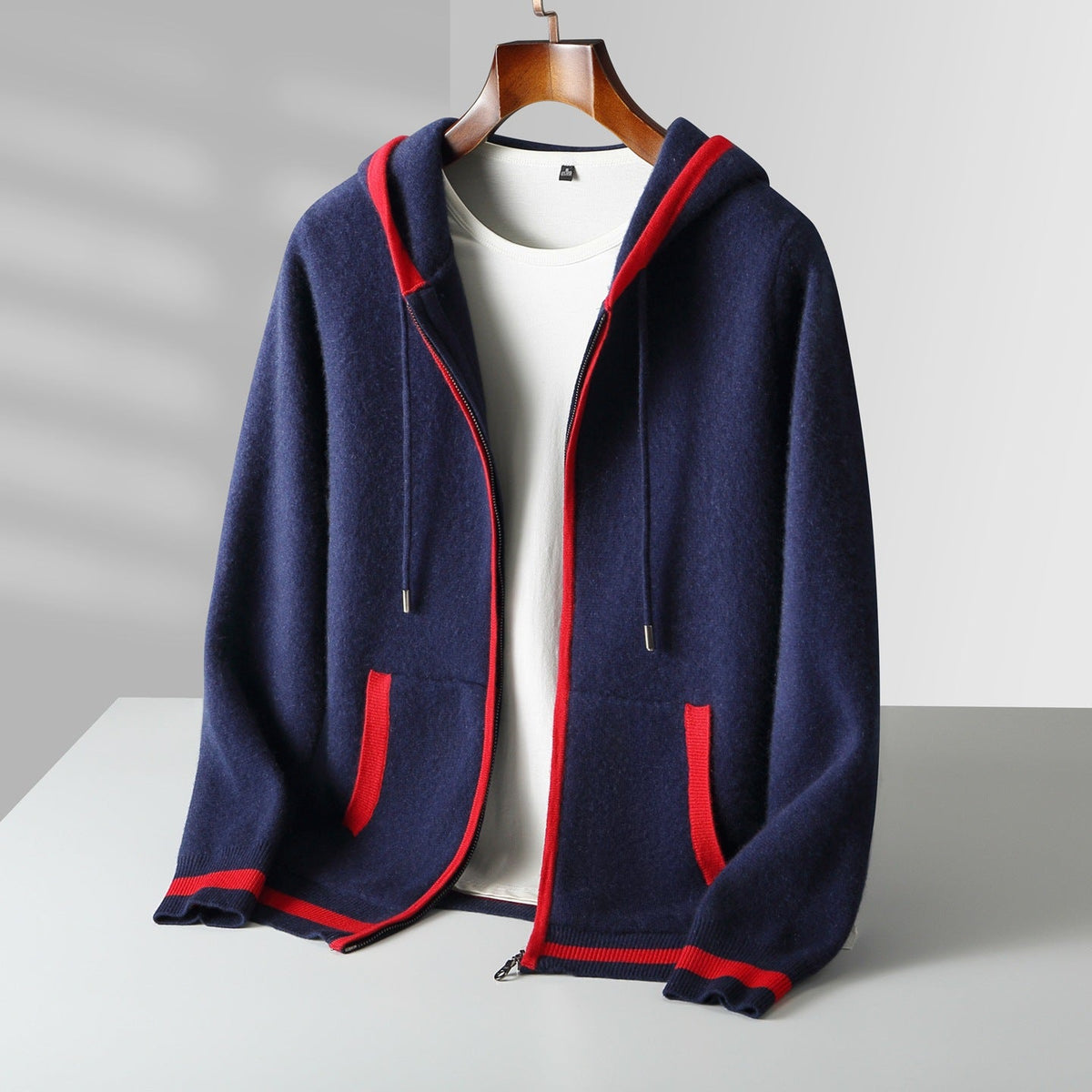 Varese Cashmere Zip Hoodie