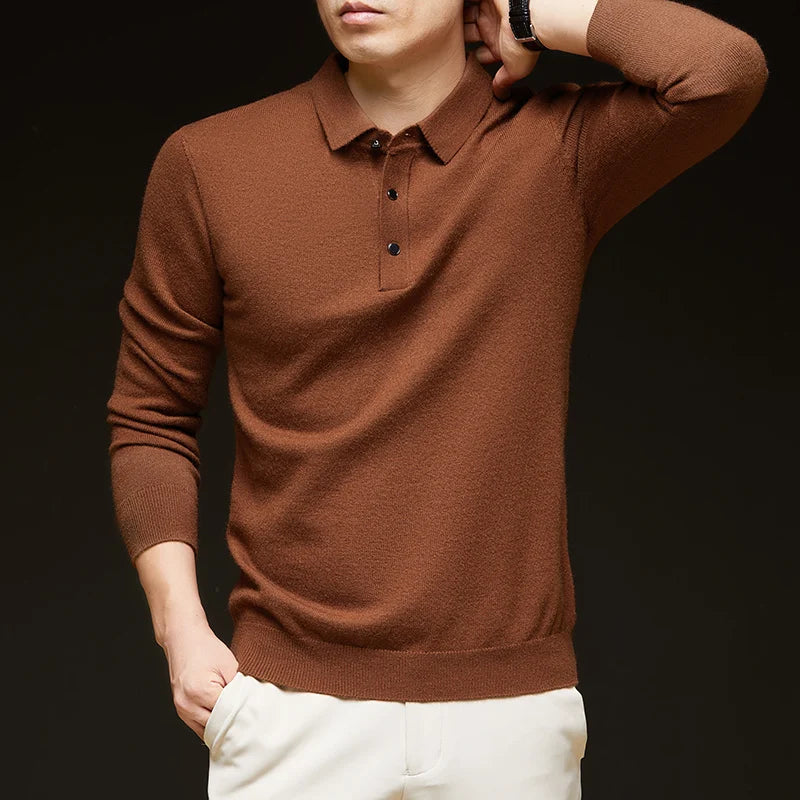 Casual Polo Sweater