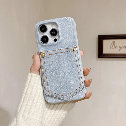 Denim Pocket iPhone Case