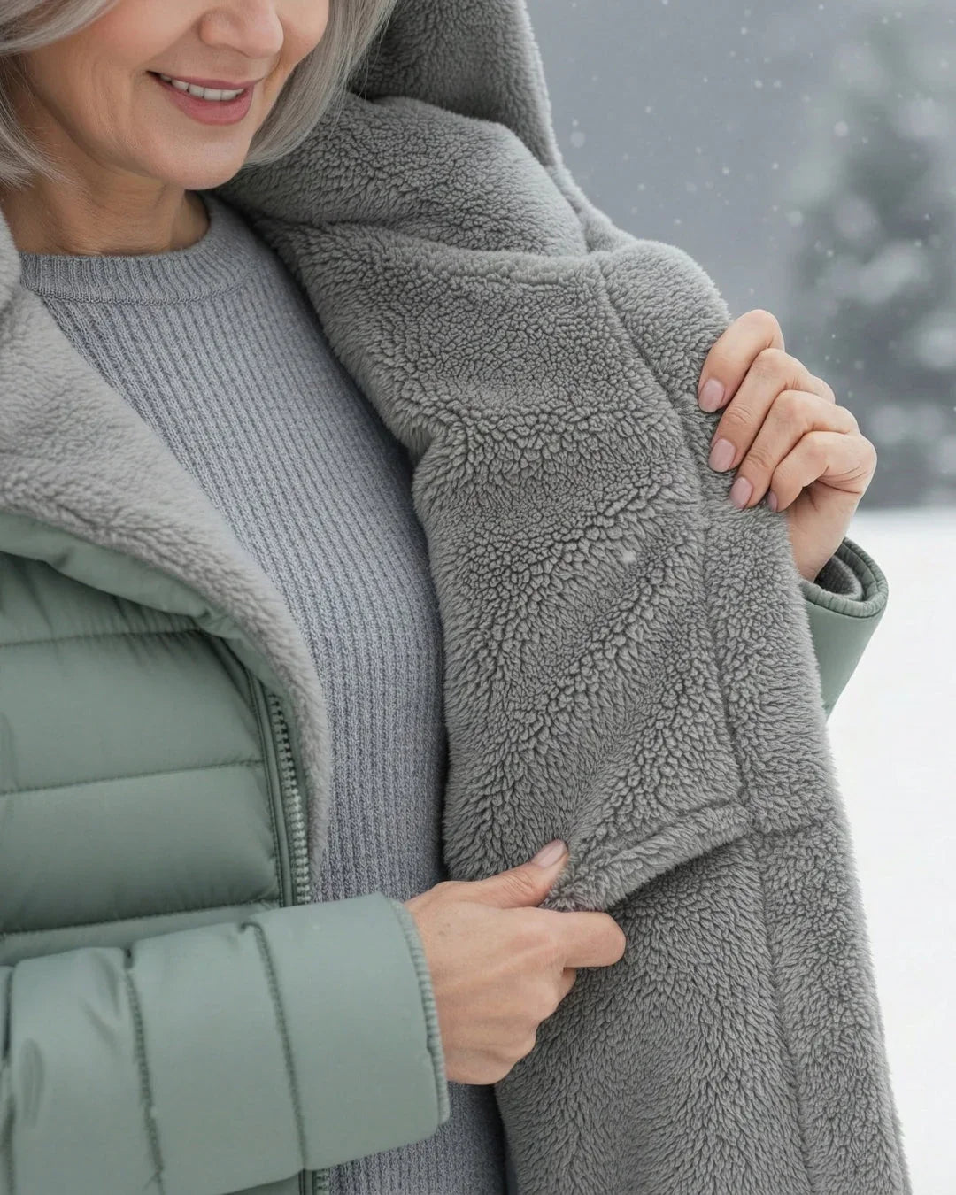 Women's Puffer Jacket | Hooded Fleece Lined Long Sleeve